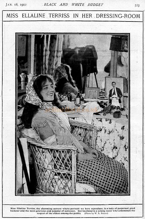 Miss Ellaine Terriss In the dressing Room Miss Ellaine Terriss In the dressing Room